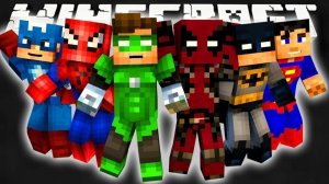 Minecraft. Super Heroes Mod.