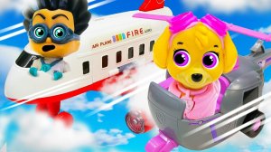 Кто угнал самолёт? Новое задание для Щенячьего Патруля!