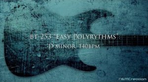 Melodic Modern Metal Backing Track in Dm ｜ BT-253