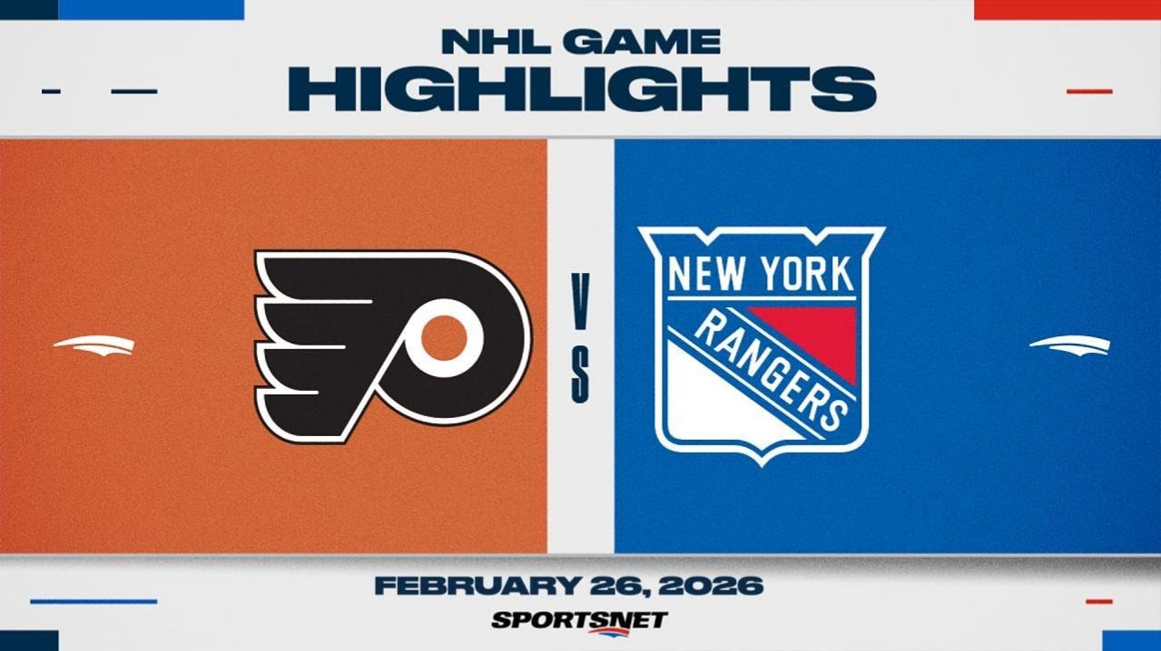 NHL Highlights | Flyers vs. Rangers - February 26, 2026 смотреть онлайн