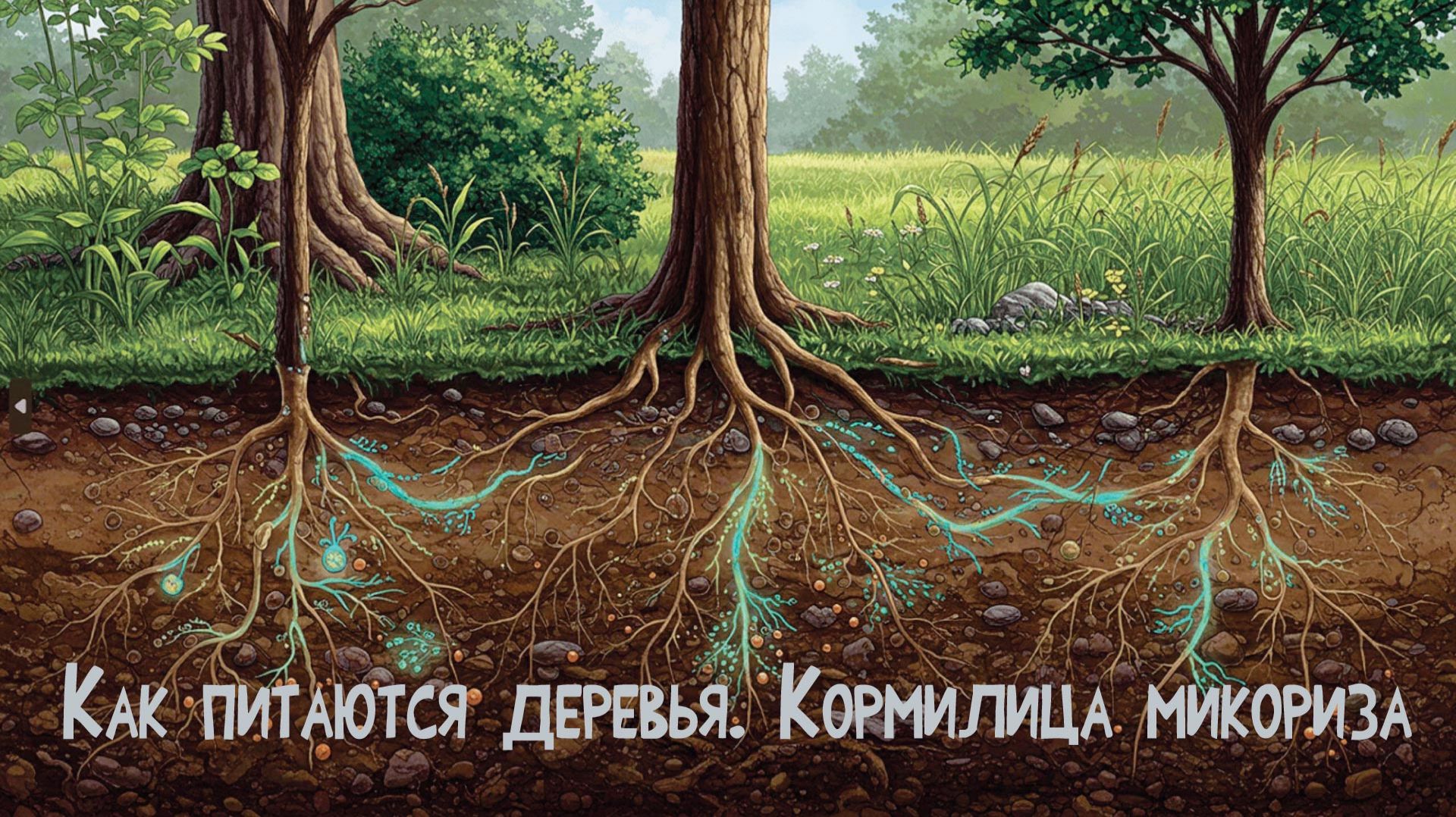 Как питаются деревья. Кормилица микориза смотреть онлайн