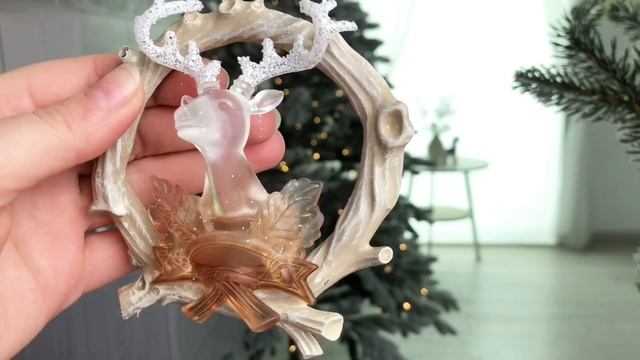 Ёлочная игрушка ЛЕСНОЙ ЭСКИЗ — ОЛЕНЬ, акрил, 10 см, T2173-1