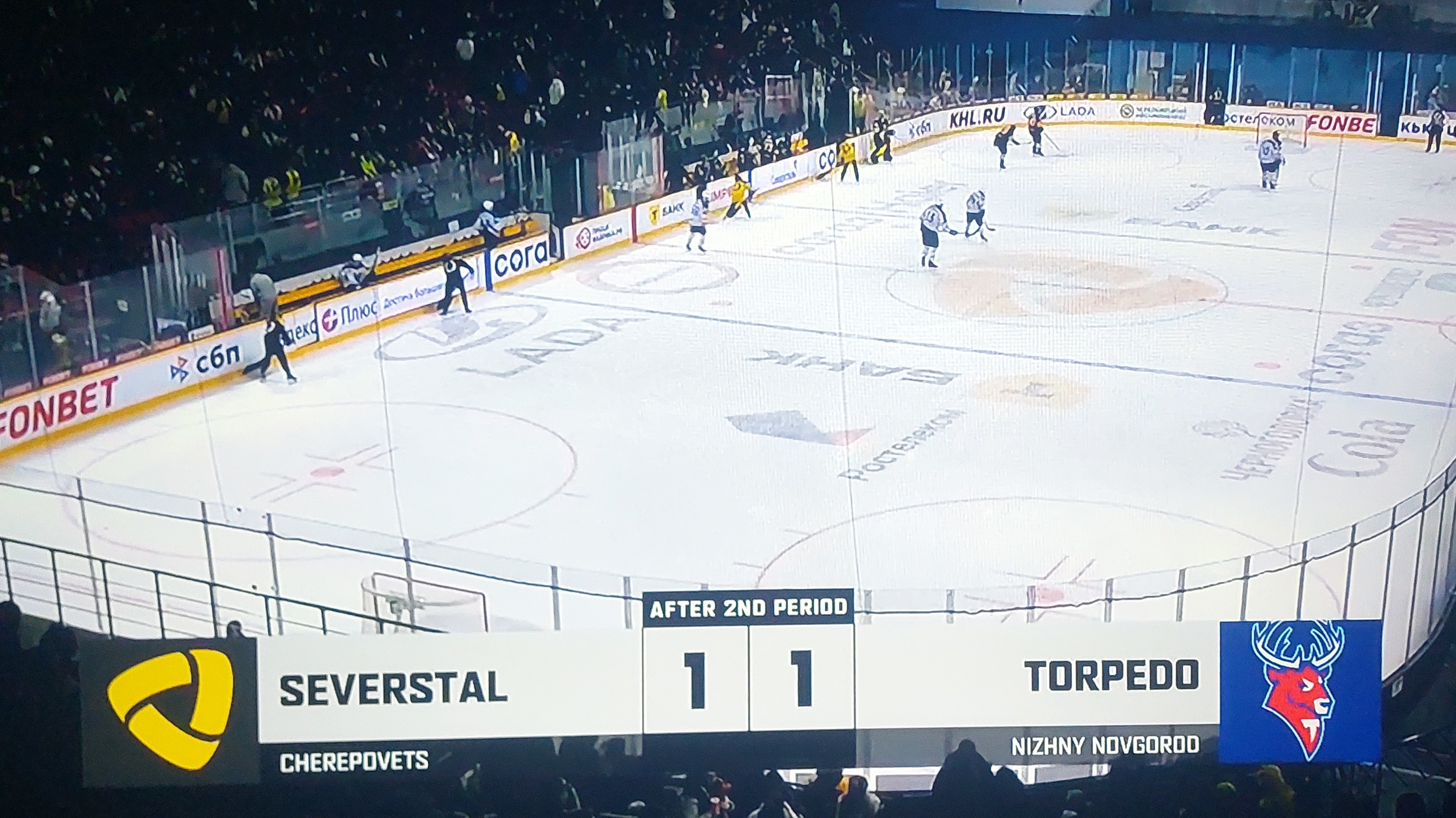 Хоккей. Фонбет КХЛ Северсталь - Торпедо