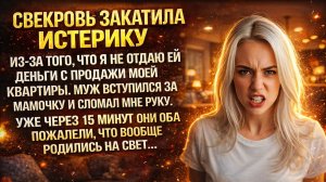 Истории из жизни|Я не отдала свекрови деньги с продажи моей квартир|Аудио рассказы|Жизненные истории