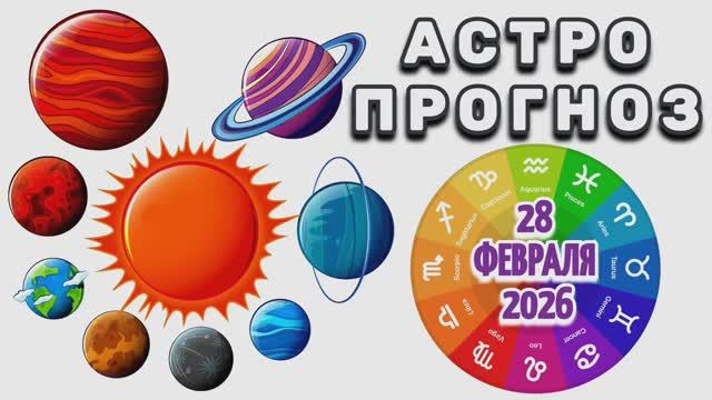 "АСТРОПРОГНОЗ на 28 ФЕВРАЛЯ 2026 года"!!! смотреть онлайн