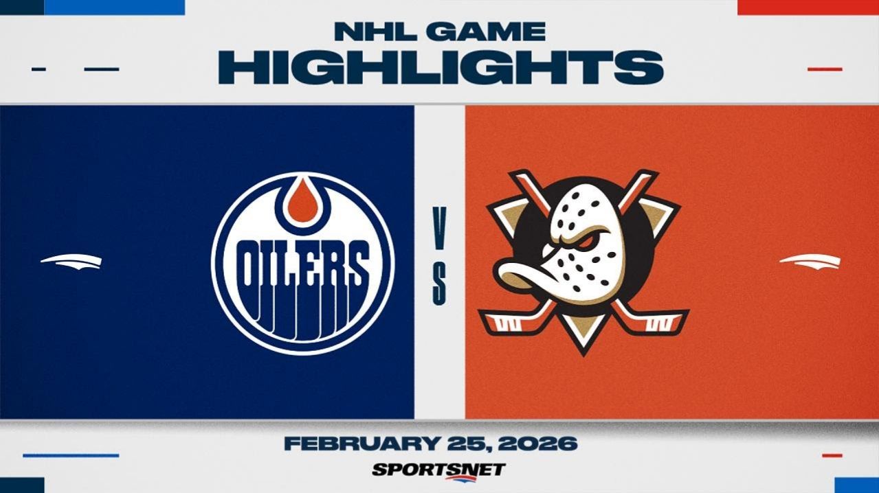 NHL Highlights | Oilers vs. Ducks - February 25, 2026