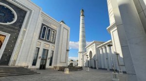 2026.02.25 Мечеть Туркменбаши Рухы. Главная мечеть Туркменистана. Ашхабад.