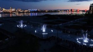 Новый фонтан в Благовещенске.