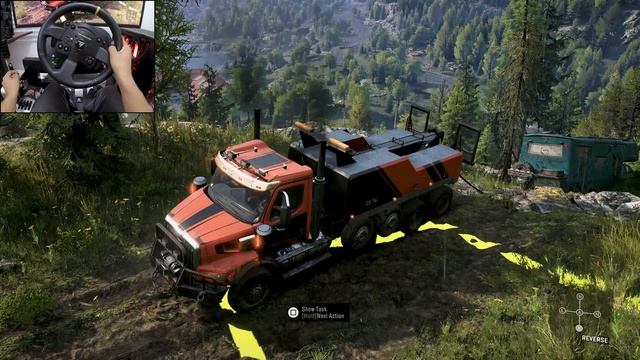 Спасаем разбитый EarthRoamer ❄️ Бездорожье SnowRunner с физикой на рулях 🚜 смотреть онлайн