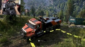 Спасаем разбитый EarthRoamer ❄️ Бездорожье SnowRunner с физикой на рулях 🚜