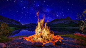 🔥 ОЧЕНЬ КРАСИВАЯ УСПОКАИВАЮЩАЯ МУЗЫКА ДЛЯ СНА 🎵 РАССЛАБЛЯЮЩАЯ МУЗЫКА ДЛЯ ДУШИ НА ОЗЕРЕ  У КОСТРА