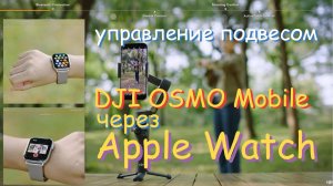Как управлять подвесом DJI Osmo с помощью Apple Watch