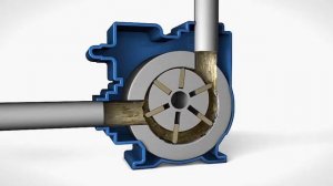 Шиберный насос. Принцип работы