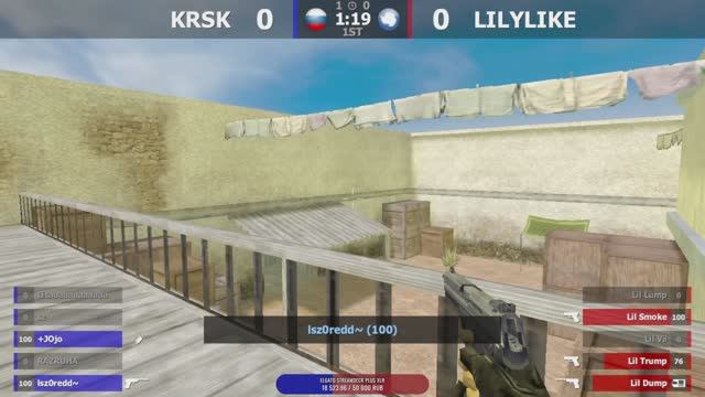 LILYLIKE -vs- KRSK | 2 карта | Шоу-Матч | @kn1feTV