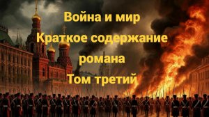 Война и мир краткое содержание романа том третий
