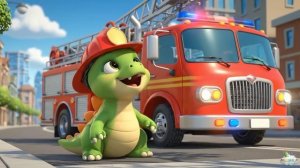 Песенка про пожарных для детей | Динозаврик Тоша