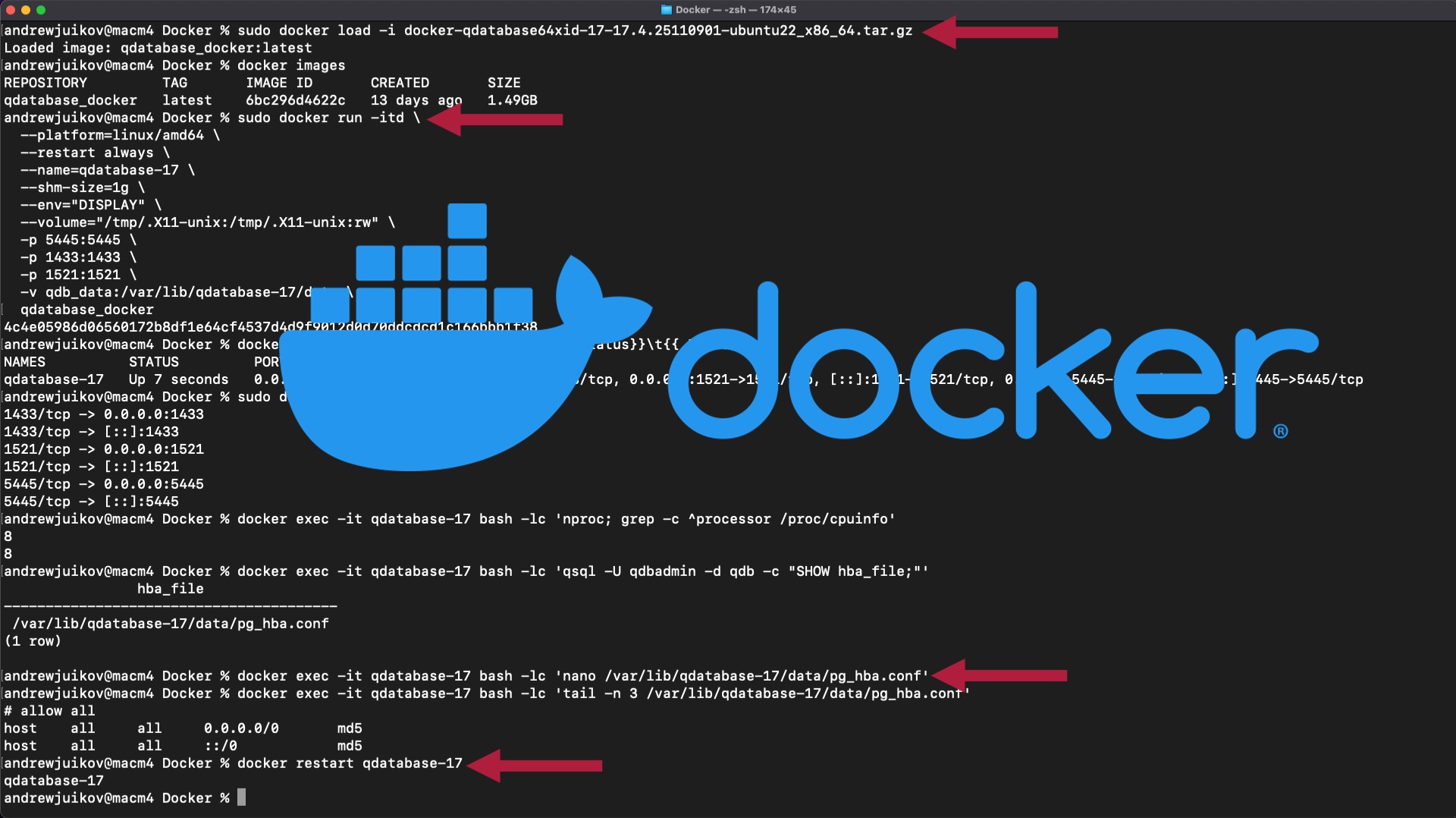 Digital Q.DataBase 17.4 в Docker: быстрый старт с Oracle и MS SQL-совместимостью смотреть онлайн
