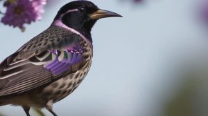 Звук природы. Пение скворца на лугу