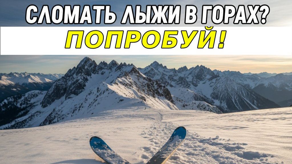 Сломать лыжи в горах? Попробуй! смотреть онлайн