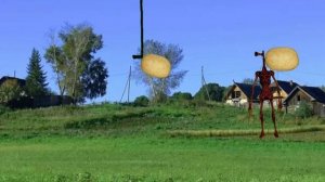 серенаголовый продаёт картошку