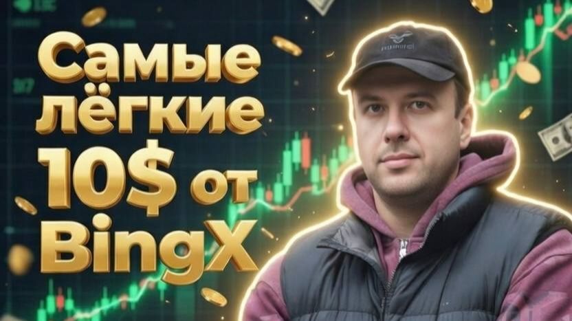 Простой способ заработать на криптовалюте 10$ за депозит и торговлю на бирже BingX смотреть онлайн