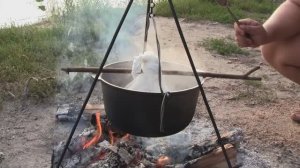 ЛЕТНЯЯ УХА на КОСТРЕ ОДИН ИЗ ОЧЕНЬ ВКУСНЫХ РЕЦЕПТОВ !!!