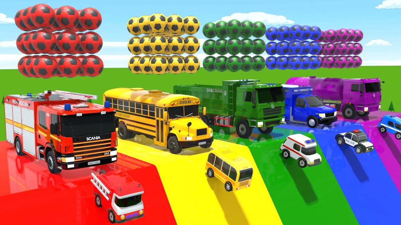 Детеныш акула – Песня про бинго – Фигурки и разноцветные футбольные мячи – Детские песенки для детей смотреть онлайн