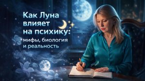 Как Луна влияет на психику: мифы, биология, реальность.