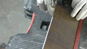 Стык ламината с плиткой без порожка, идеальный срез