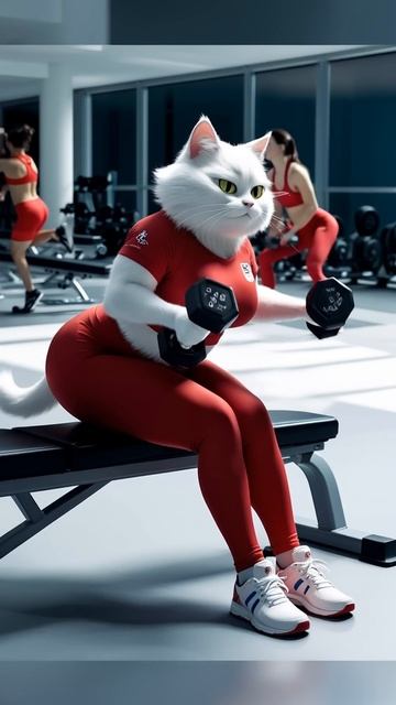 Кот бросил жену 
#ии #мультик #котики