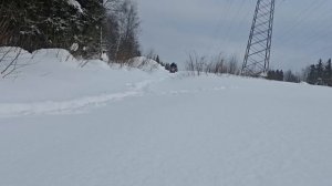 Проезд по глубокому снегу на гусенице yeti.express, отзывы от покупателя