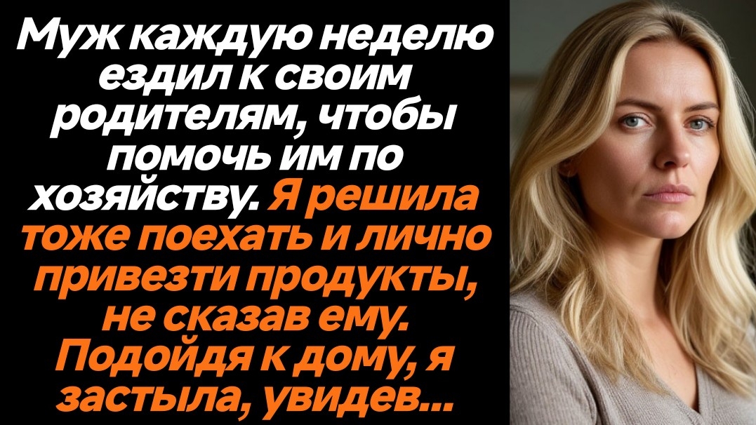 Жизненные Истории/Муж каждую неделю ездил к своим родителям, а приехав к ним, я увидела такое смотреть онлайн