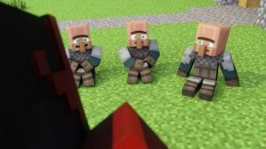 Жители Деревни Готовятся К Войне! - Селянин ПРОТИВ Грабителя - История, ЧАСТЬ 6 (Анимация для Майнкр