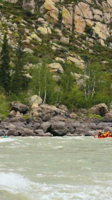 Ильгуменьские пороги. Горный Алтай.