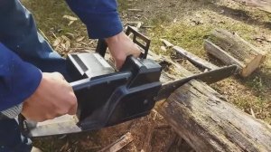 Бензопила пилит криво, причина и устранение