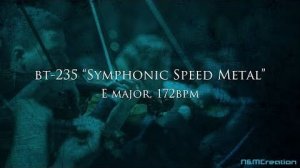 Symphonic Speed Metal Backing Track in E ｜ BT-235