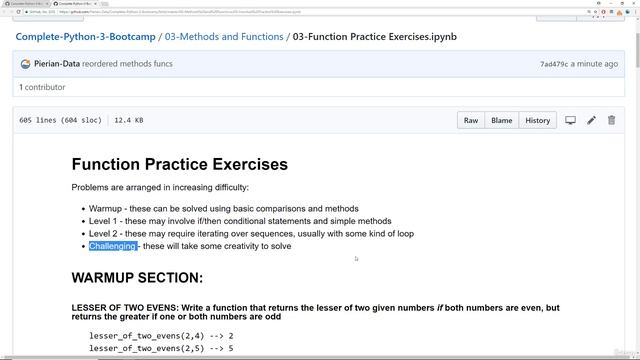 50 - Function Practice Exercises Overview смотреть онлайн