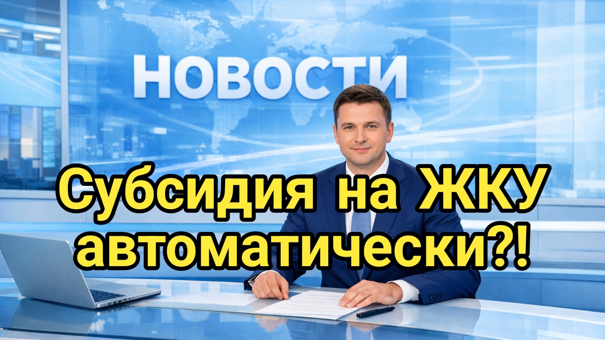 Автоматическая субсидия на оплату ЖКУ смотреть онлайн