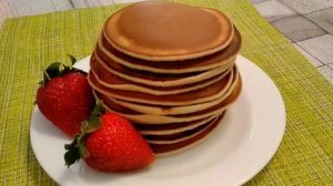 Пышные Панкейки на молоке. Рецепт Американских блинчиков к чаю. Быстро и вкусно!