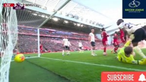 Ливерпуль -  Вест Хэм. Обзор матча. Англии,  тур 28