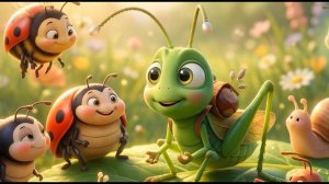 Сидел КУЗНЕЧИК маленький коленками назад / Ирин ДОМ