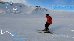 Хибины. Кировск. Красная трасса номер 15. Скоростной спуск.