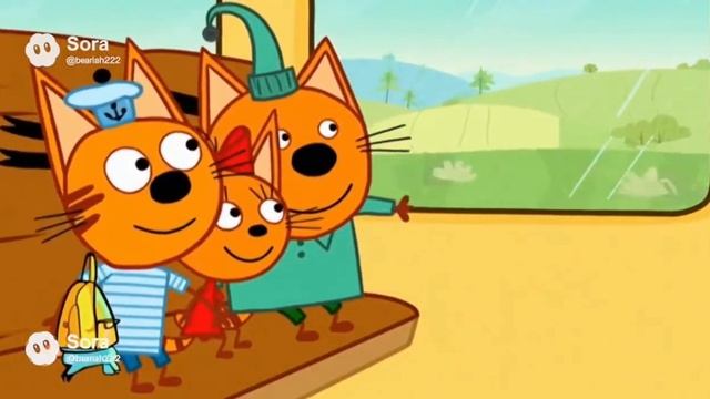 Три кота но эпизод сделал ИИ  село молочное 2 эпизод