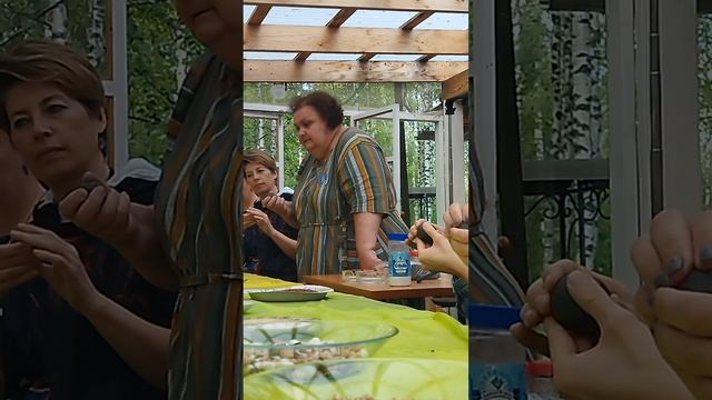 Мастер-класс по лепке глиной с добавлением зерен.