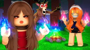 СТРОИМ БАЗУ В НОВОМ ОБНОВЛЕНИИЕ ЦВЕТНОГО ПЛАМЯ в 99 ночей в лесу Роблокс