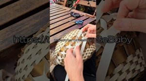 Мастер-класс "Декор для кашпо из ротанга "ГУСИНЫЕ ЛАПКИ""