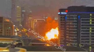 Удар "Шахеда" в центре Дубая.