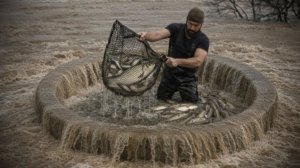 Очень эффективная техника рыбалки. Рыбак Рампи.