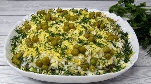 Салат шикарный.Затраты небольшие, усилий тоже.