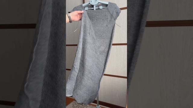 Платье для Золушки. Второй отчет февраля: переднее полотно связано, вяжу дальше на машине Нева-5